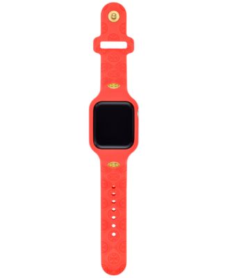 Tory Burch - The T Monogram Red Silicone Strap For Apple Watch&reg; 41mm
