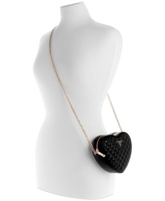 GUESS Rianee Quilted Heart Mini Crossbody Bag - Macy display picture 1
