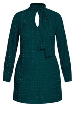 売れ筋商品|||シティーシック カットソー トップス レディース Plus Size Nailhead Tunic Purple Women's Plus Size Nailhead Royal Purple Tunic