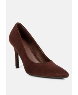 Women gilmore suede formal stiletto pumps