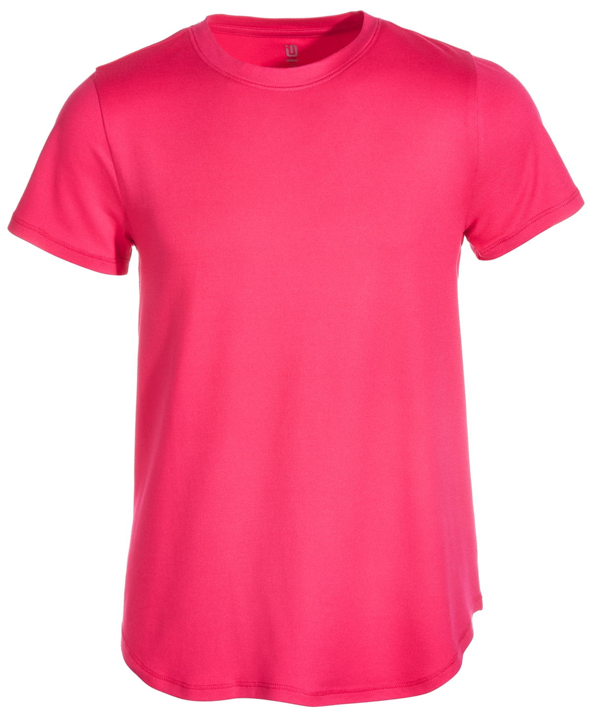 Shop Id Ideology Big Girls Core Stretch Solid T-shirt, Created For Macy's In Pink Dragon