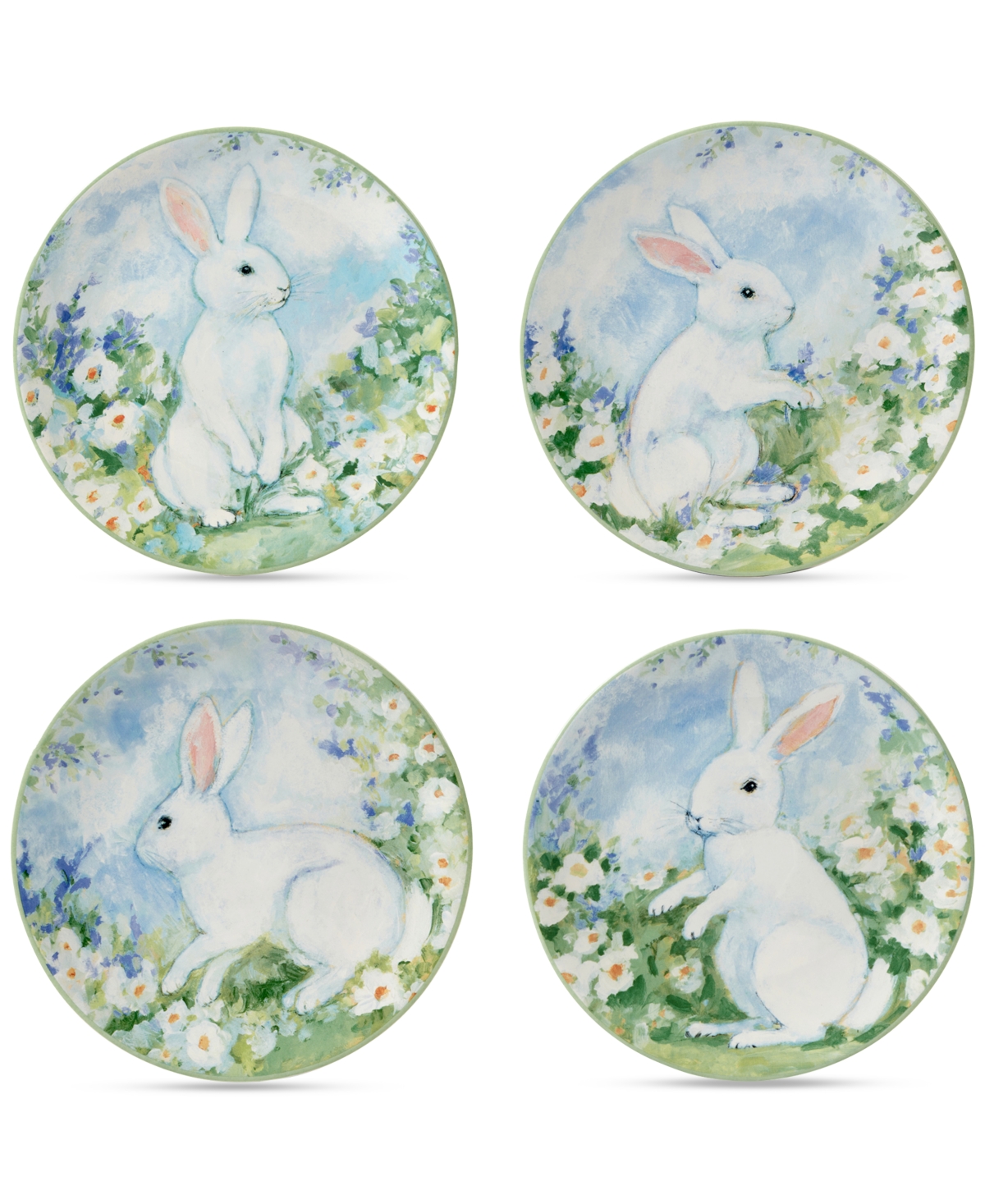 Certified International Easter Morning 16-pc. Dinnerware Set In Blue