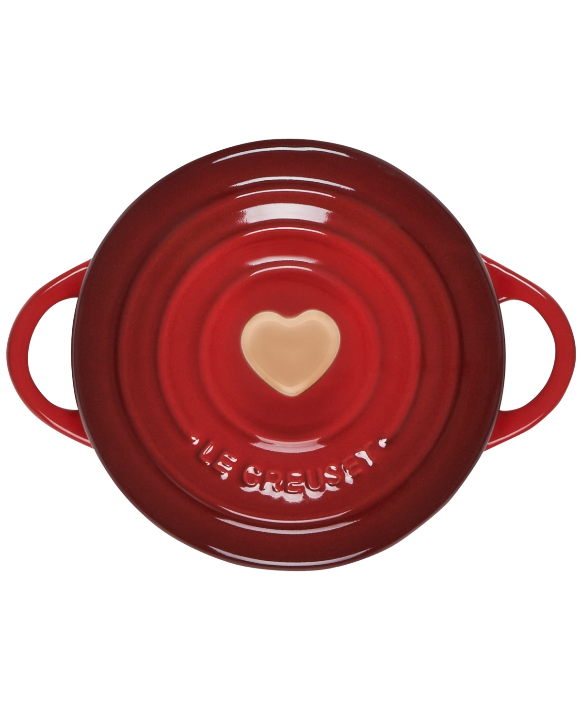 Le Creuset Mini Round Stoneware Cocotte In White