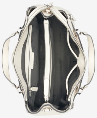 Garnet Triple Compartment Top Zipper Satchel