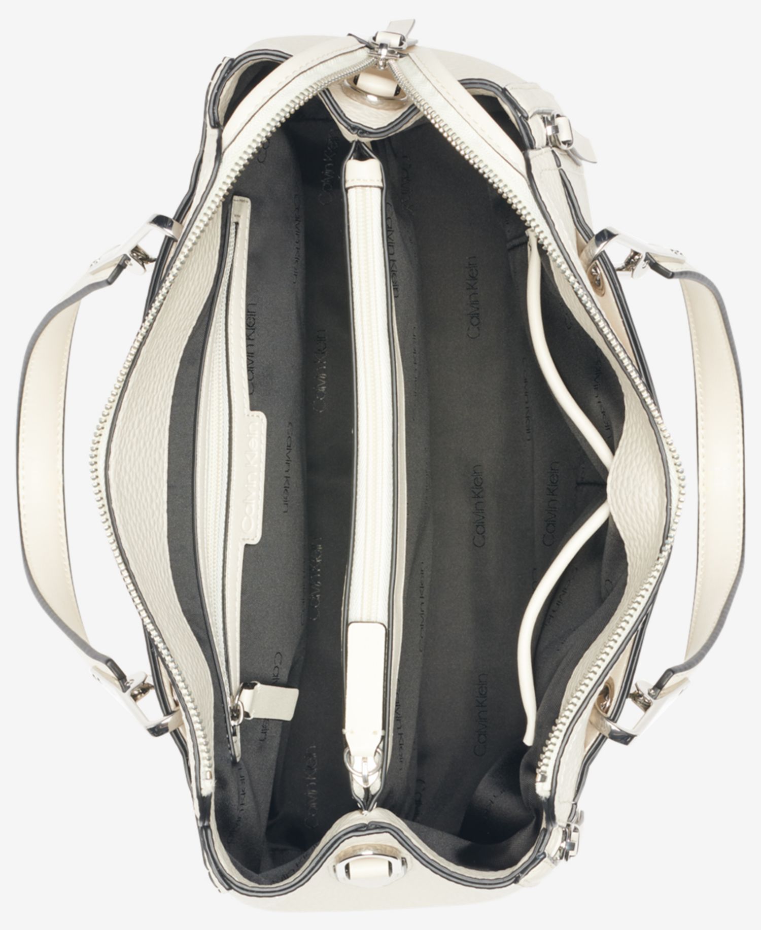 Garnet Triple Compartment Top Zipper Satchel