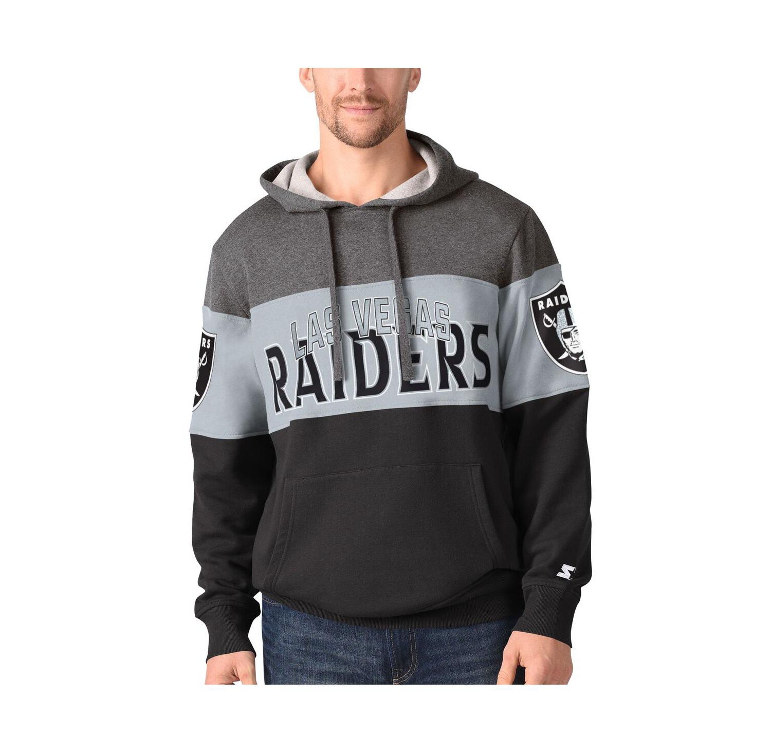 Men's Black Las Vegas Raiders Extreme Pullover Hoodie