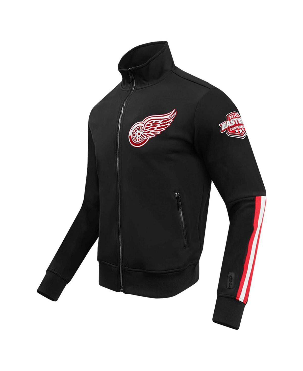 Shop Pro Standard Men's  Black Detroit Red Wings Classic Chenille Full-zip Track Jacket