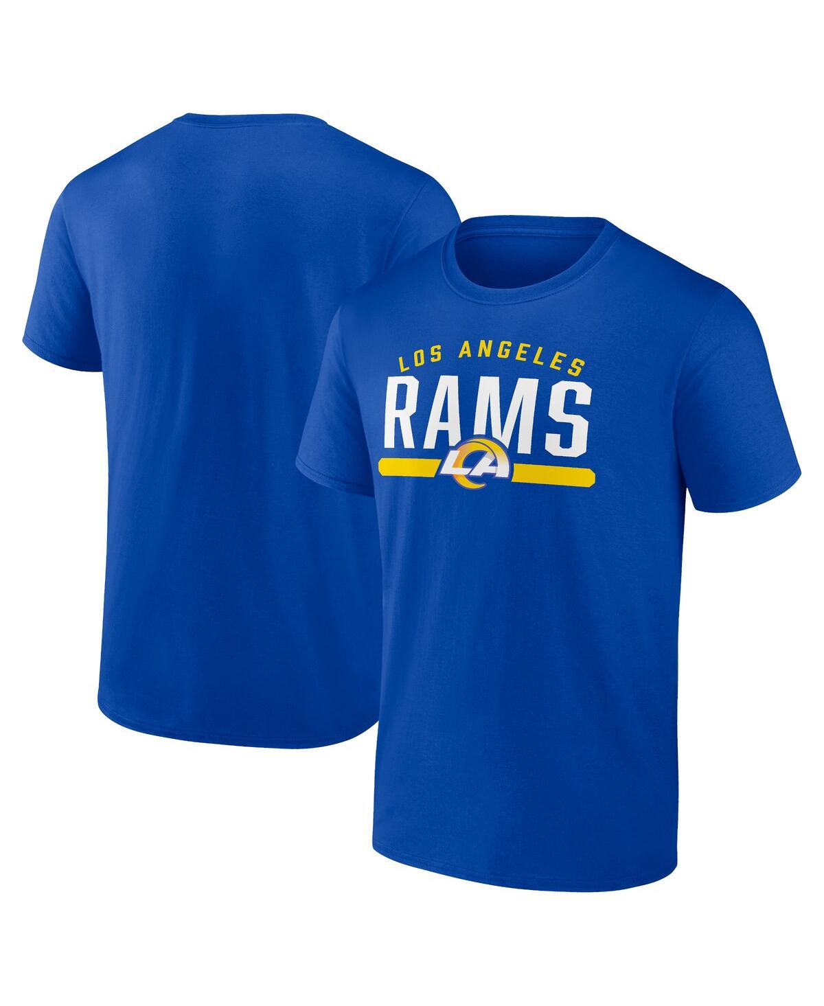 Shop Fanatics Men's  Royal Los Angeles Rams Big And Tall Arc And Pill T-shirt