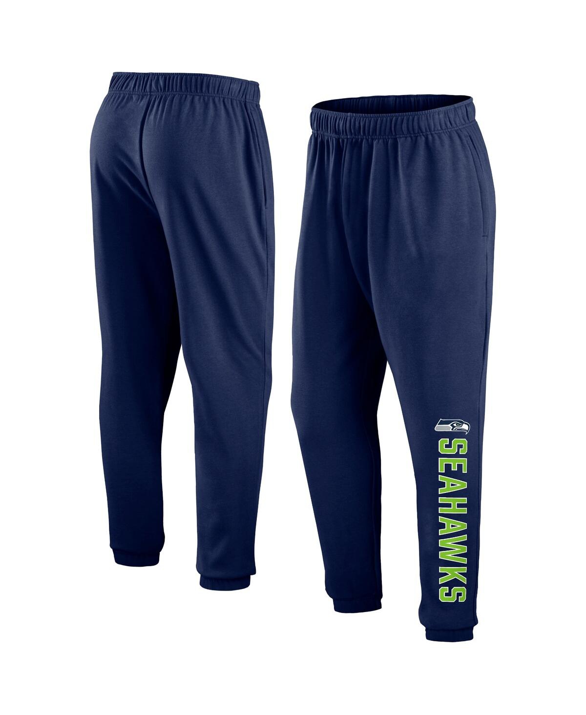 Shop Fanatics Men's  Navy Seattle Seahawks Big And Tall Chop Block Lounge Pants