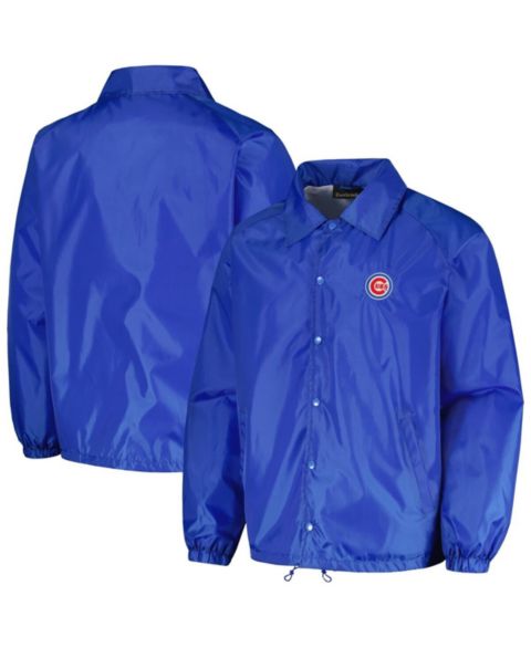 Мужская куртка Dunbrooke Royal Chicago Cubs Coach's Raglan Full-Snap Windbreaker