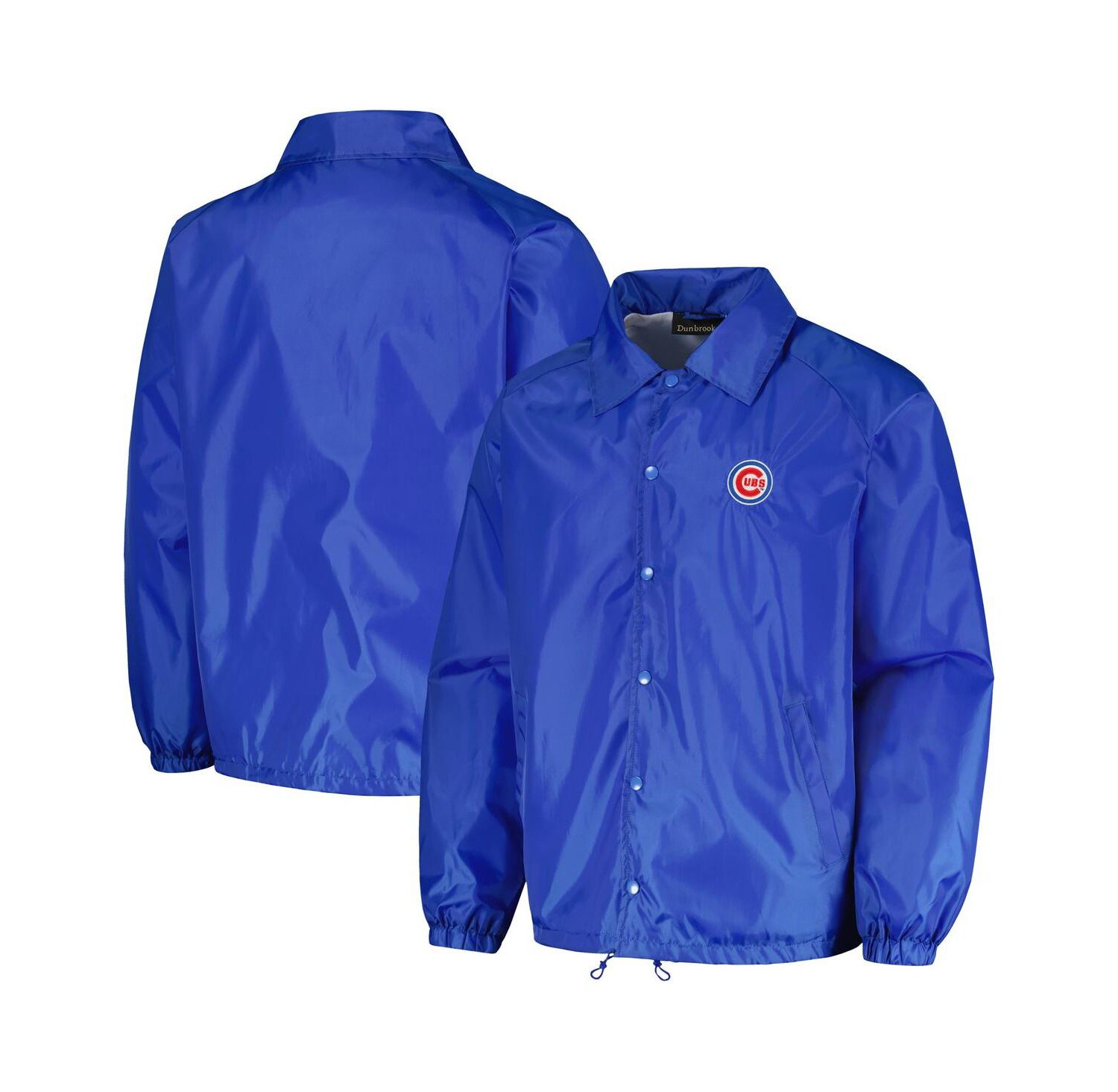 Men's Royal Chicago Cubs Coach's Raglan Full-Snap Windbreaker Jacket