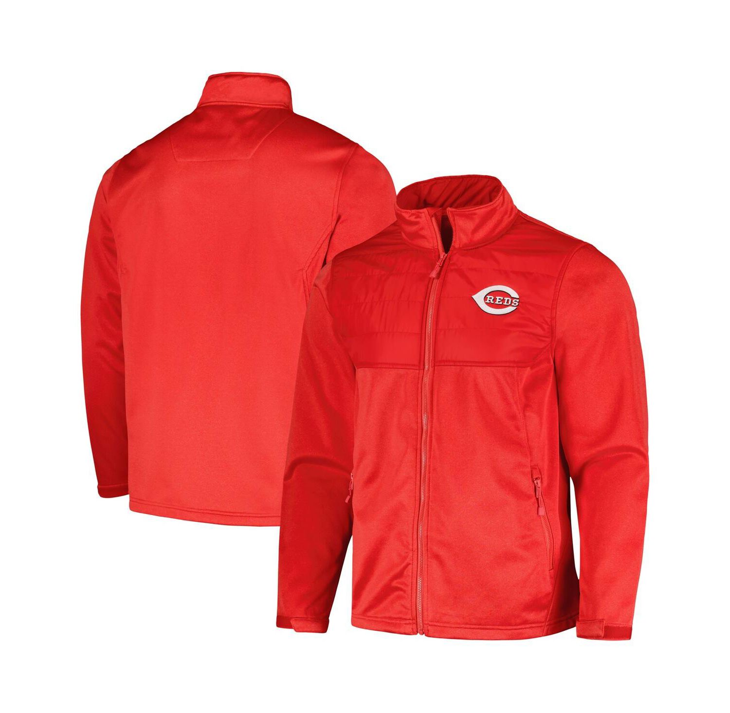 Men's Heather Red Cincinnati Reds Explorer Full-Zip Jacket