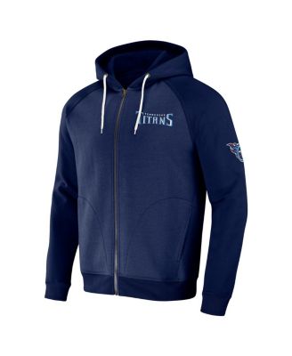 Men's NFL x Darius Rucker Collection by Navy Tennessee Titans Raglan Full-Zip Hoodie
