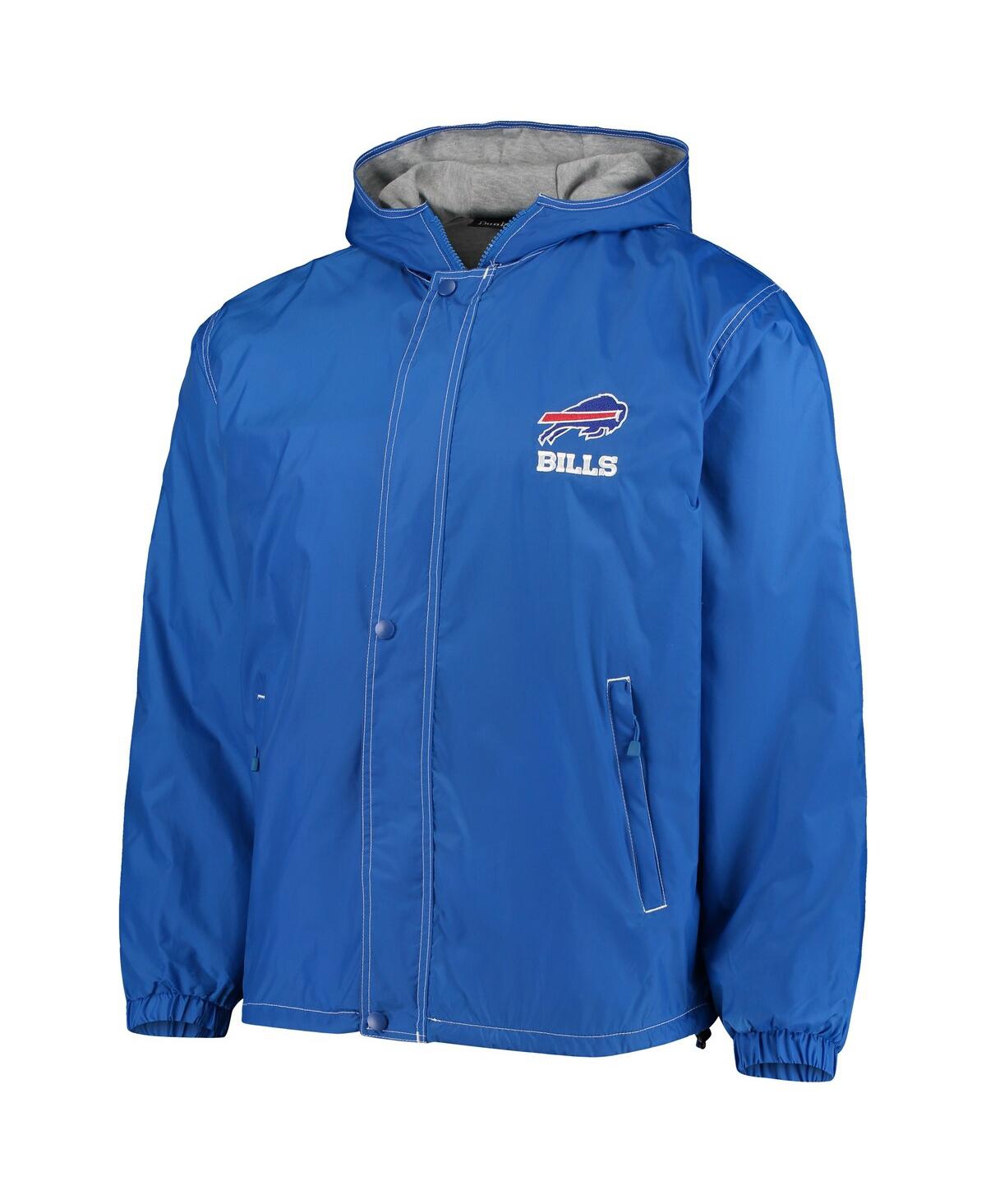 DUNBROOKE MEN'S DUNBROOKE ROYAL BUFFALO BILLS LOGO LEGACY STADIUM FULL-ZIP JACKET 