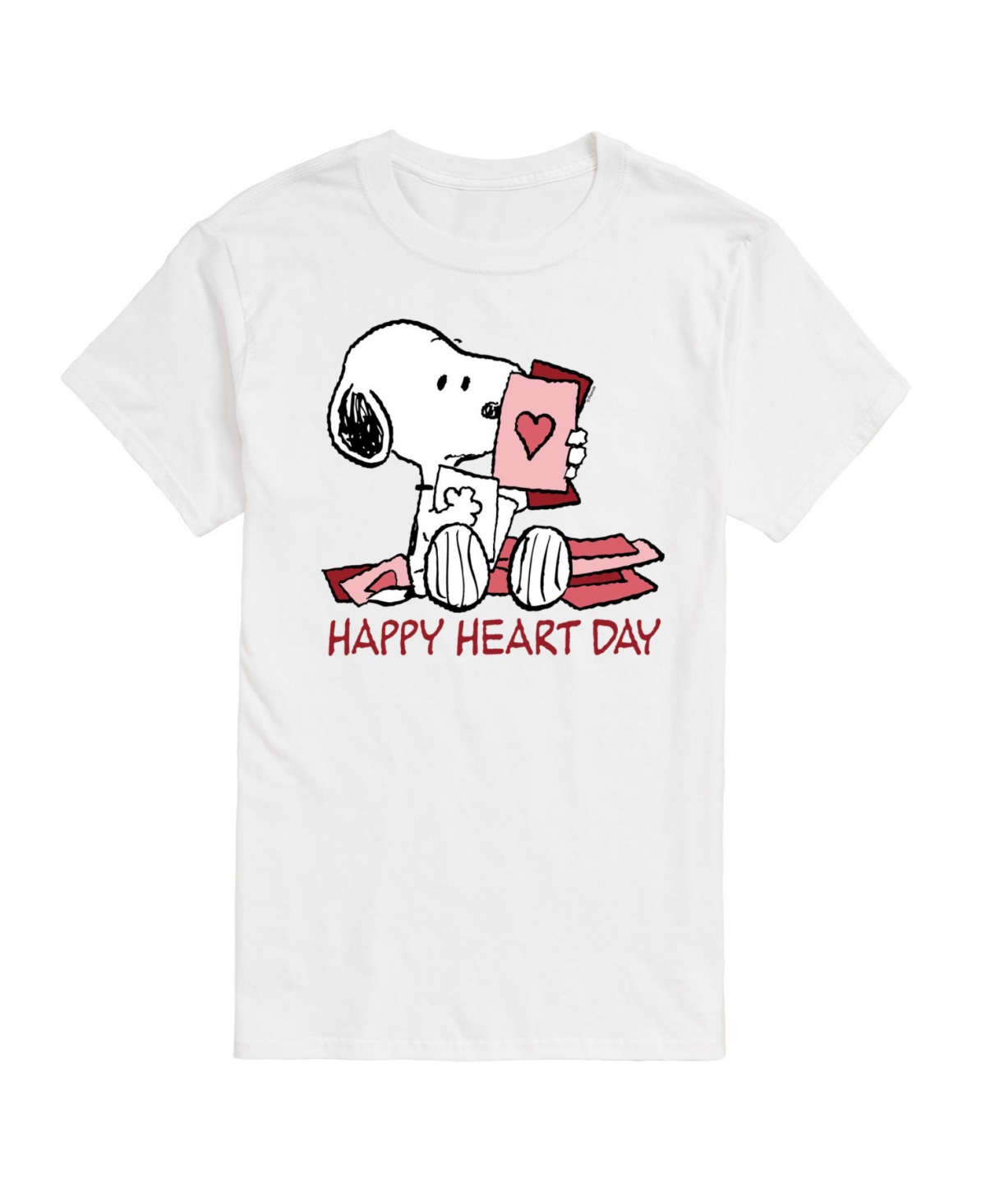 Airwaves Men's Peanuts Short Sleeve T-shirt - White