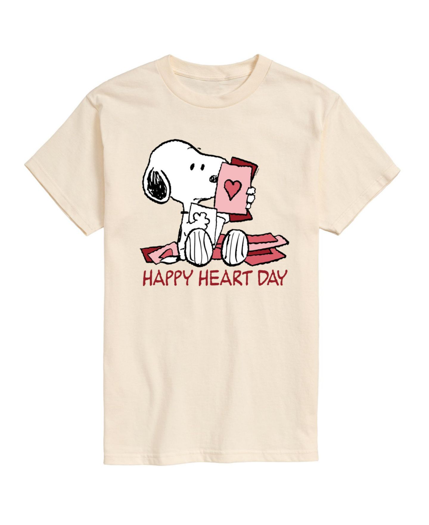 Мужская футболка AIRWAVES Peanuts Short Sleeve, цвет: Бежевый / Хаки — фото 1