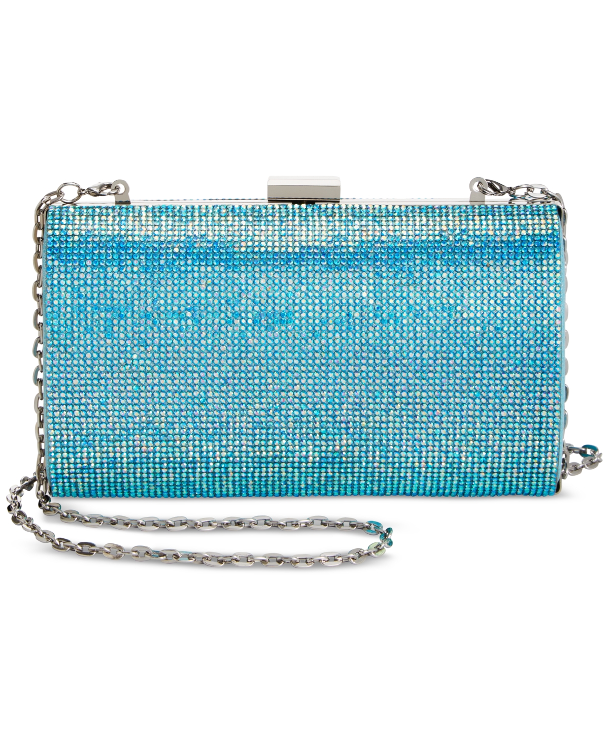 Shop Inc International Concepts Ranndi Sparkle Clutch, Created For Macy's In Lt Blue