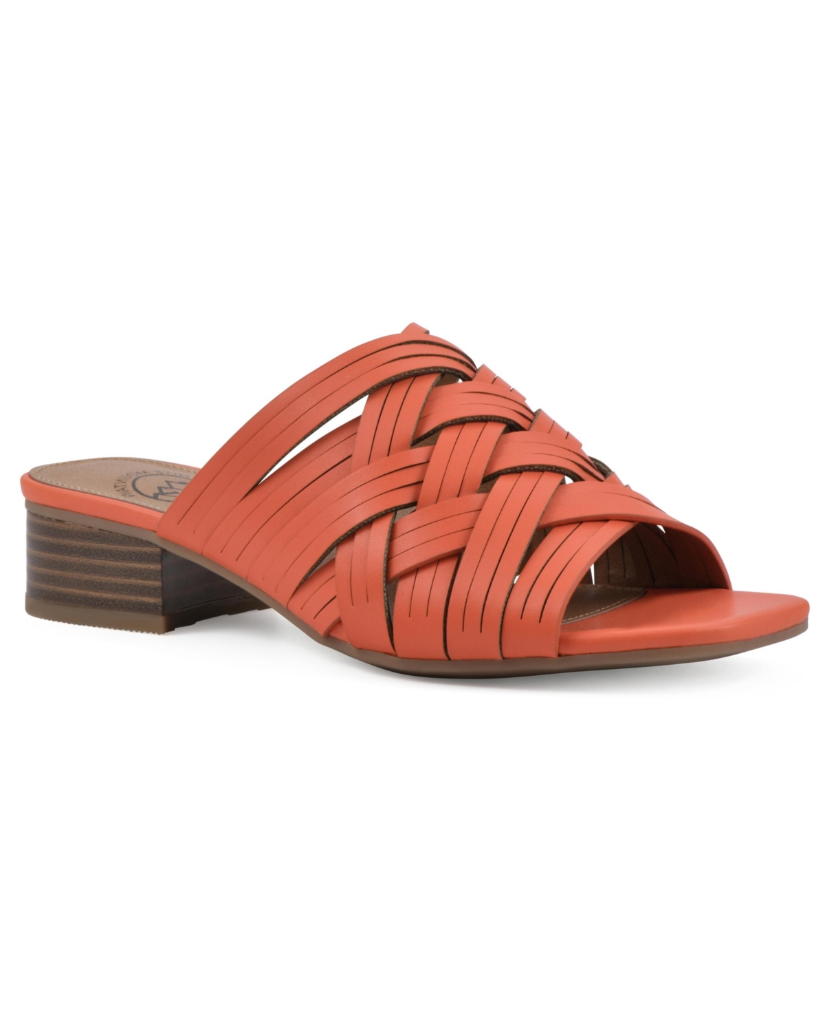 Women's Alluvia Slide Flat Sandals - Aperol Spritz Smooth
