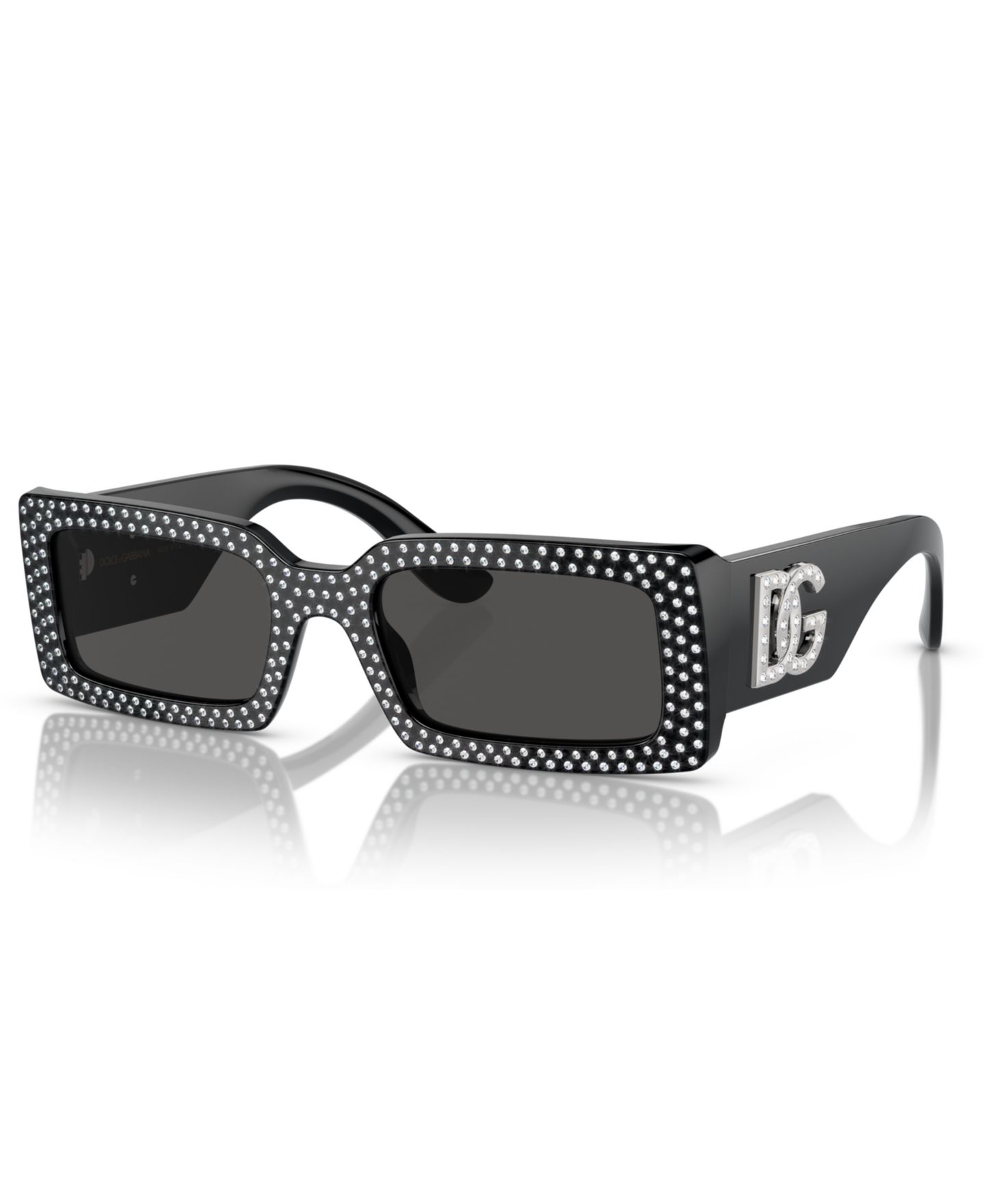 Женские солнцезащитные очки Dolce&Gabbana Sunglasses DG4447B, цвет: Чёрный — фото 1