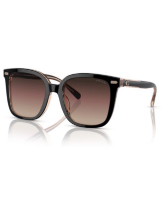 Coach Women's CL919 Low Bridge Fit Sunglasses, Gradient HC8381F