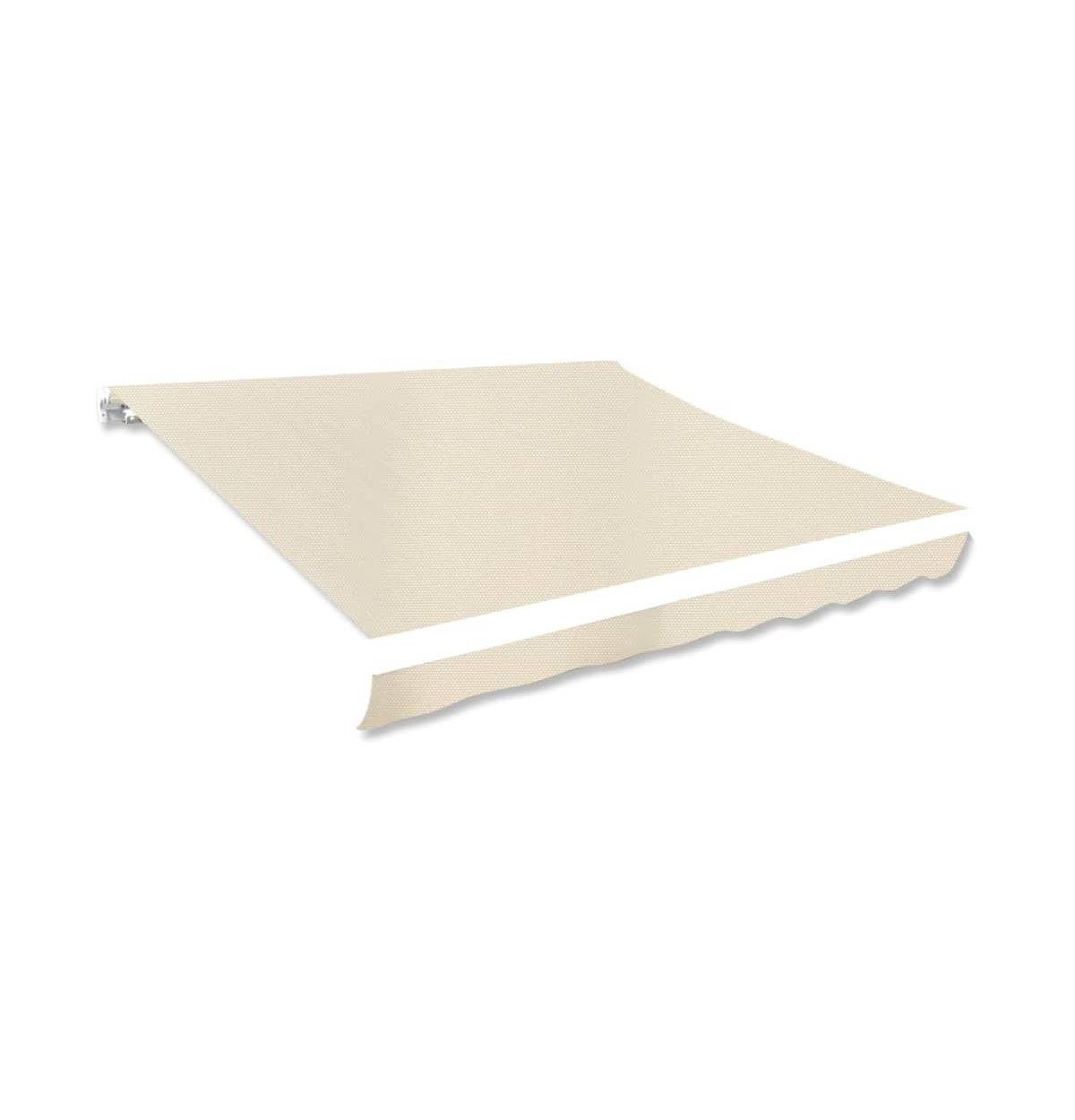 Awning Top Sunshade Canvas Cream 9.8'x8.2' (Frame Not Included) - Cream