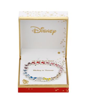 Disney Multi Color Crystal Mickey Mouse Bracelet Macy's