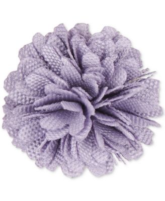 Con.Struct Men's Ceremony Satin Checkerboard Flower Lapel Pin, Created for Macy's 