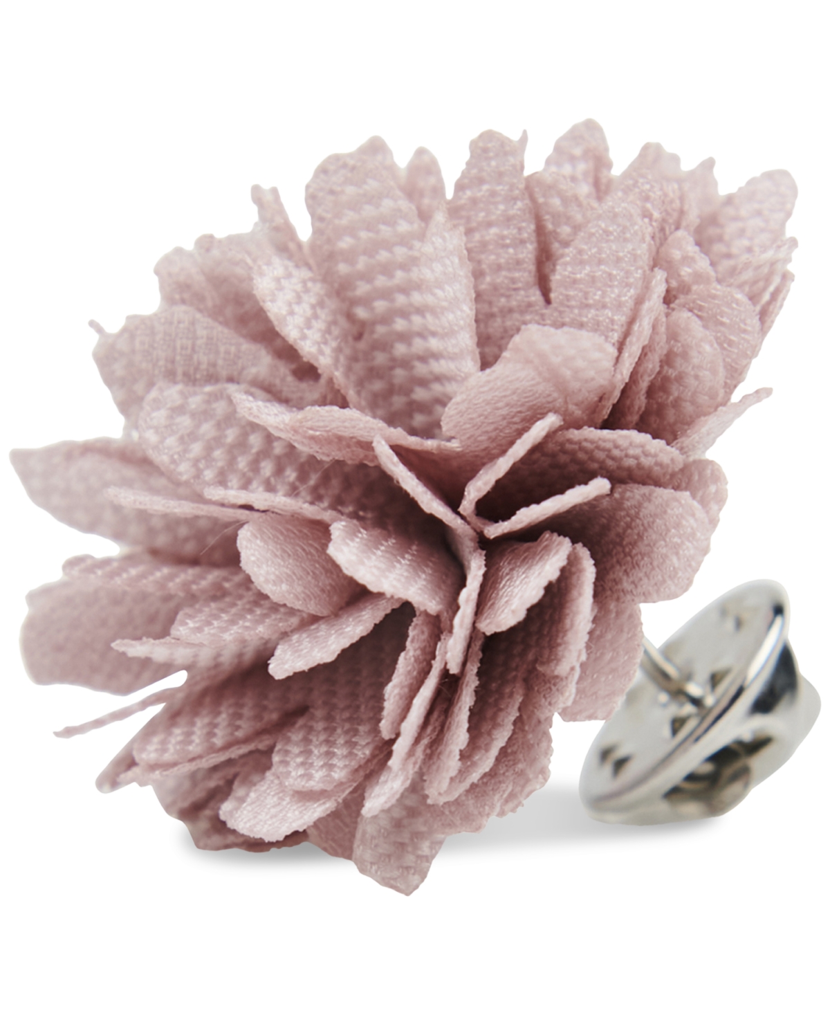 Con.Struct Men's Ceremony Satin Checkerboard Flower Lapel Pin, Created for Macy's - Blush