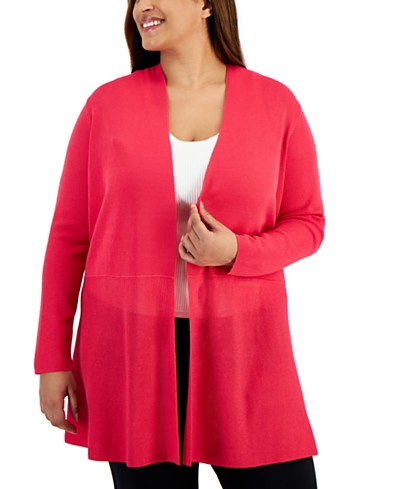 Fashion Bug NWT Plus Size Red Cardigan Sweater 22/24 - $20 (47% Off Retail)  New With Tags - From J