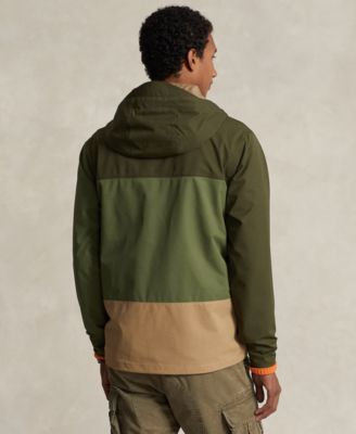 ポロラルフローレン Color-Blocked Hooded Jacket Polo Ralph Lauren Men's Color-Blocked Water-Resistant Jacket - Macy's