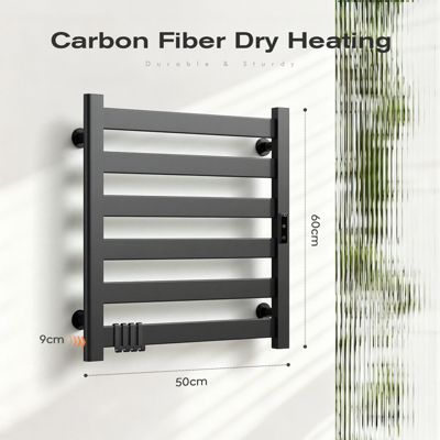 Bathroom Wall Cabinet with Towel Bar and Adjustable Shelf