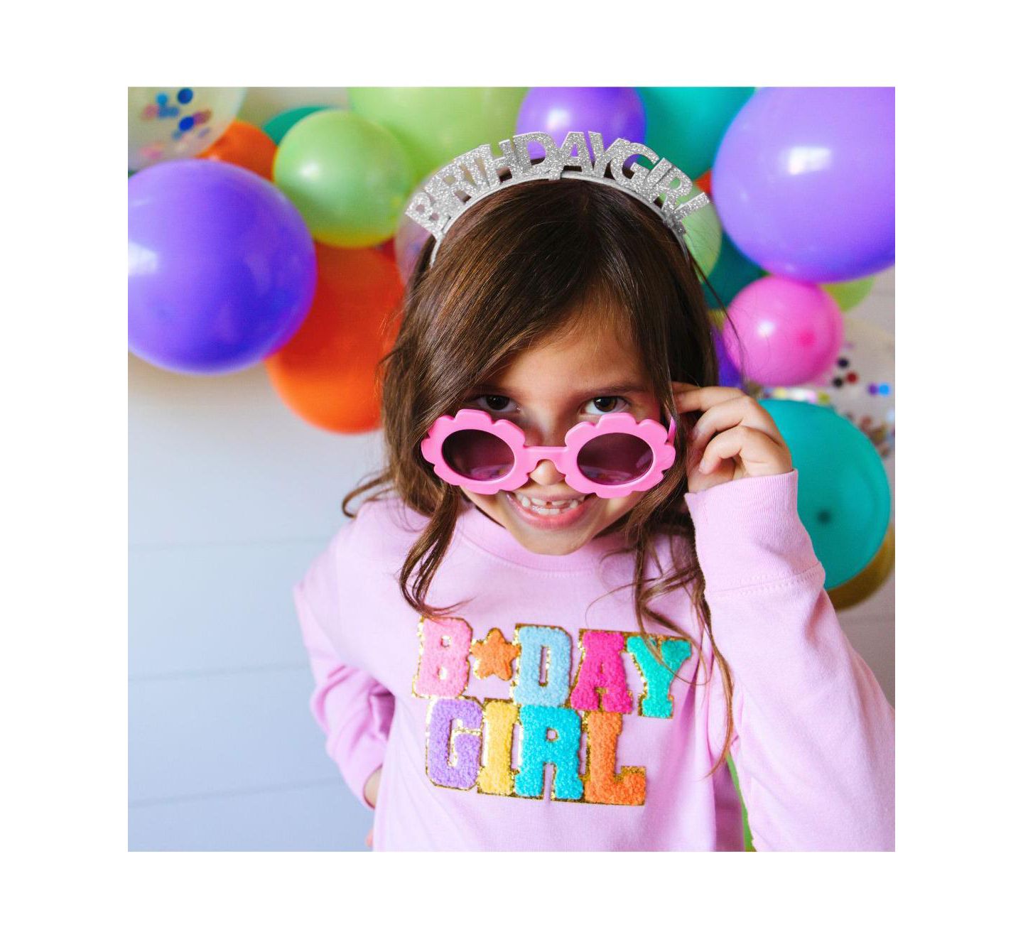 Аксессуары для волос Sweet Wink Child Silver Birthday Girl Headband для девочек, цвет: Серебряный — фото 2
