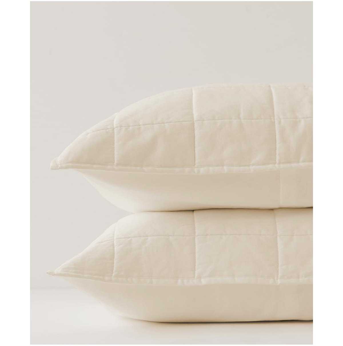 Pact Organic Cotton Quilted Sham 2-Pack -