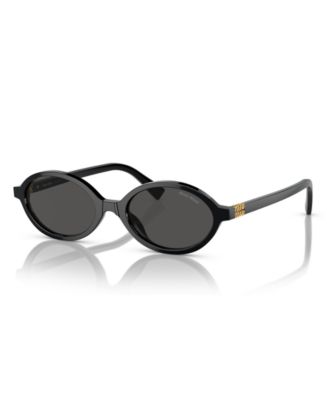 【送料込み】miu miu★SALE★5BG264 Miu Miu oval acetate havana sunglasses – Eyewear Club