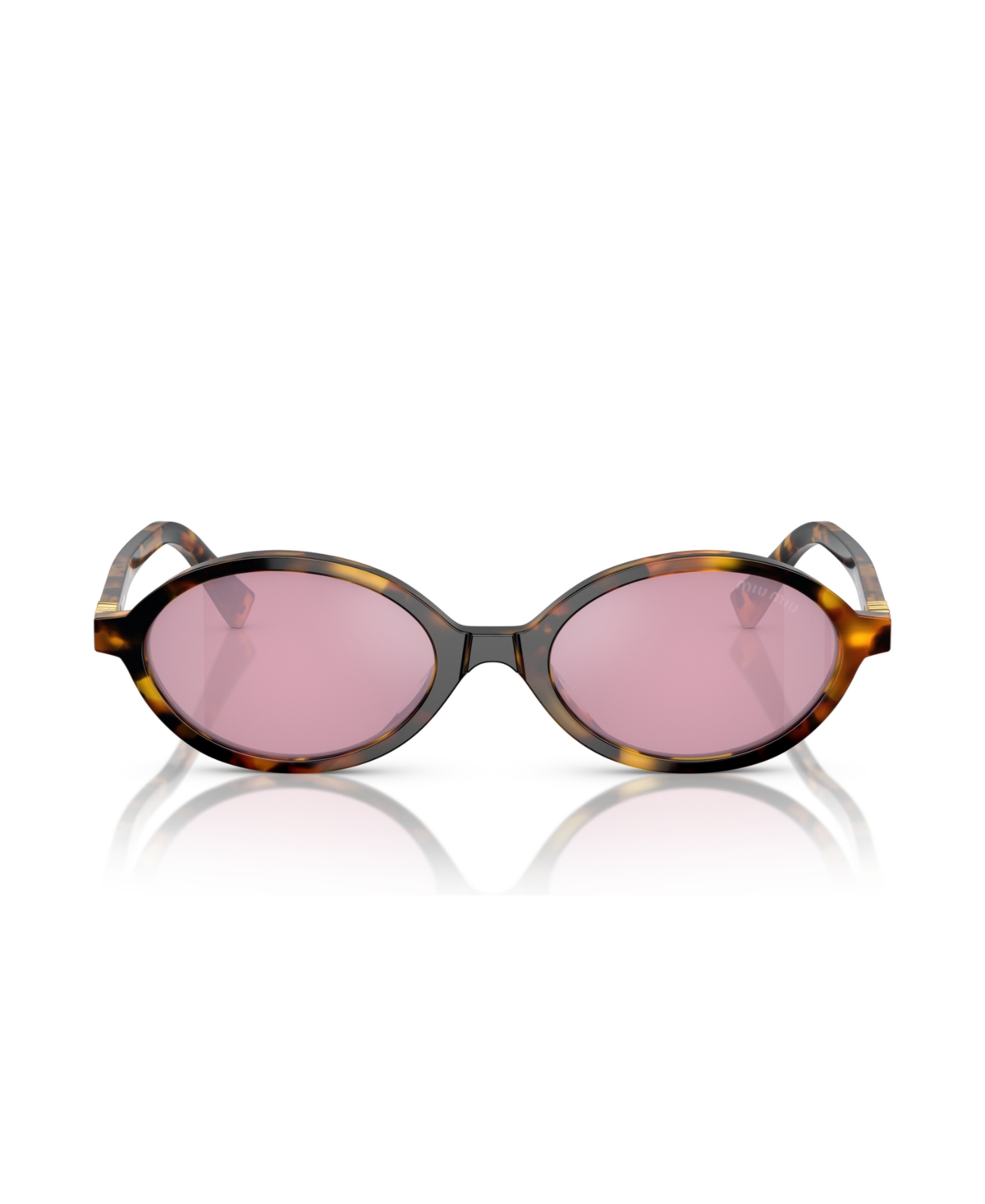 Miu Miu Regard Tortoiseshell-effect Sunglasses In Honey Havana