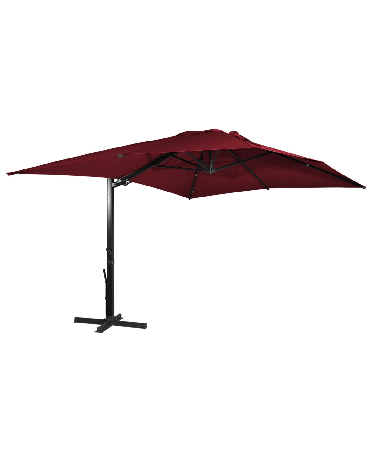Mondawe 13ft Square Offset Cantilever Patio Umbrella for Outdoor Shade