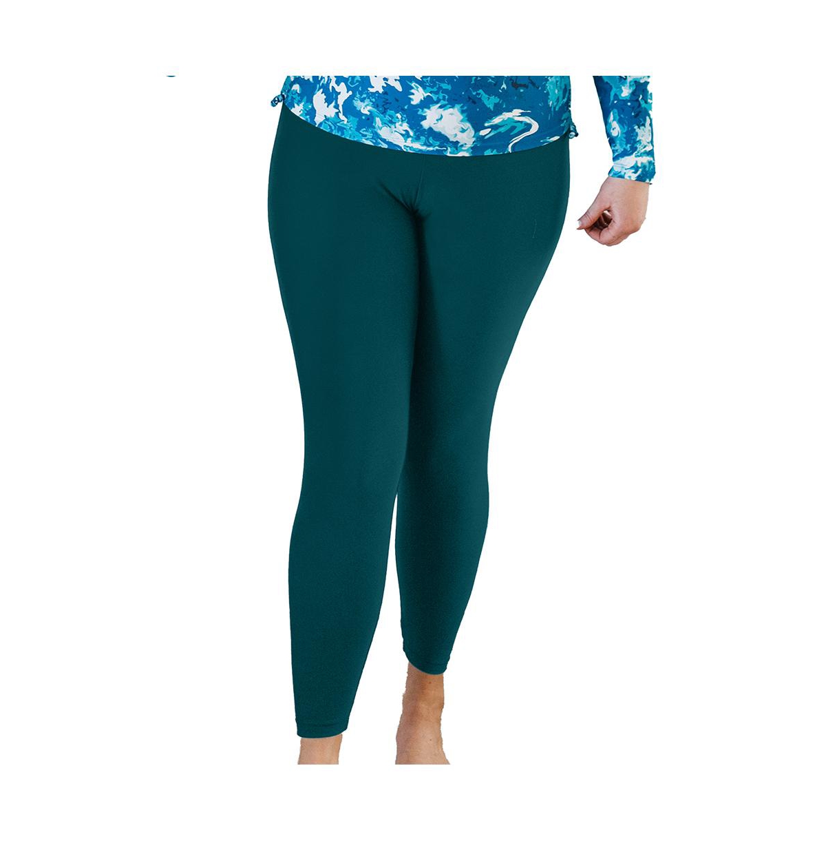 Calypsa Plus Size Long Swim Leggings