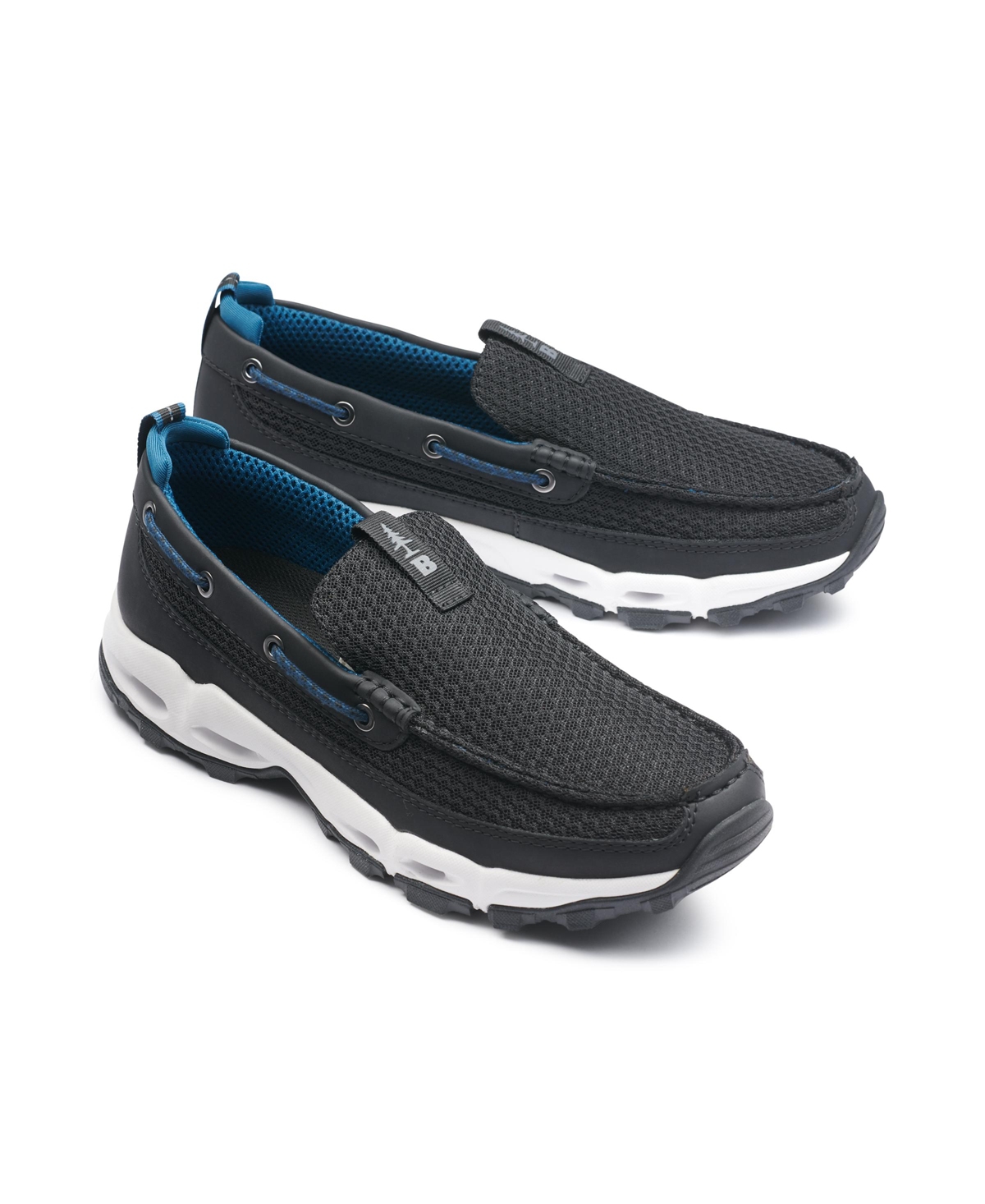 Men's Water Resistant Aqua Deck Shoe - Black