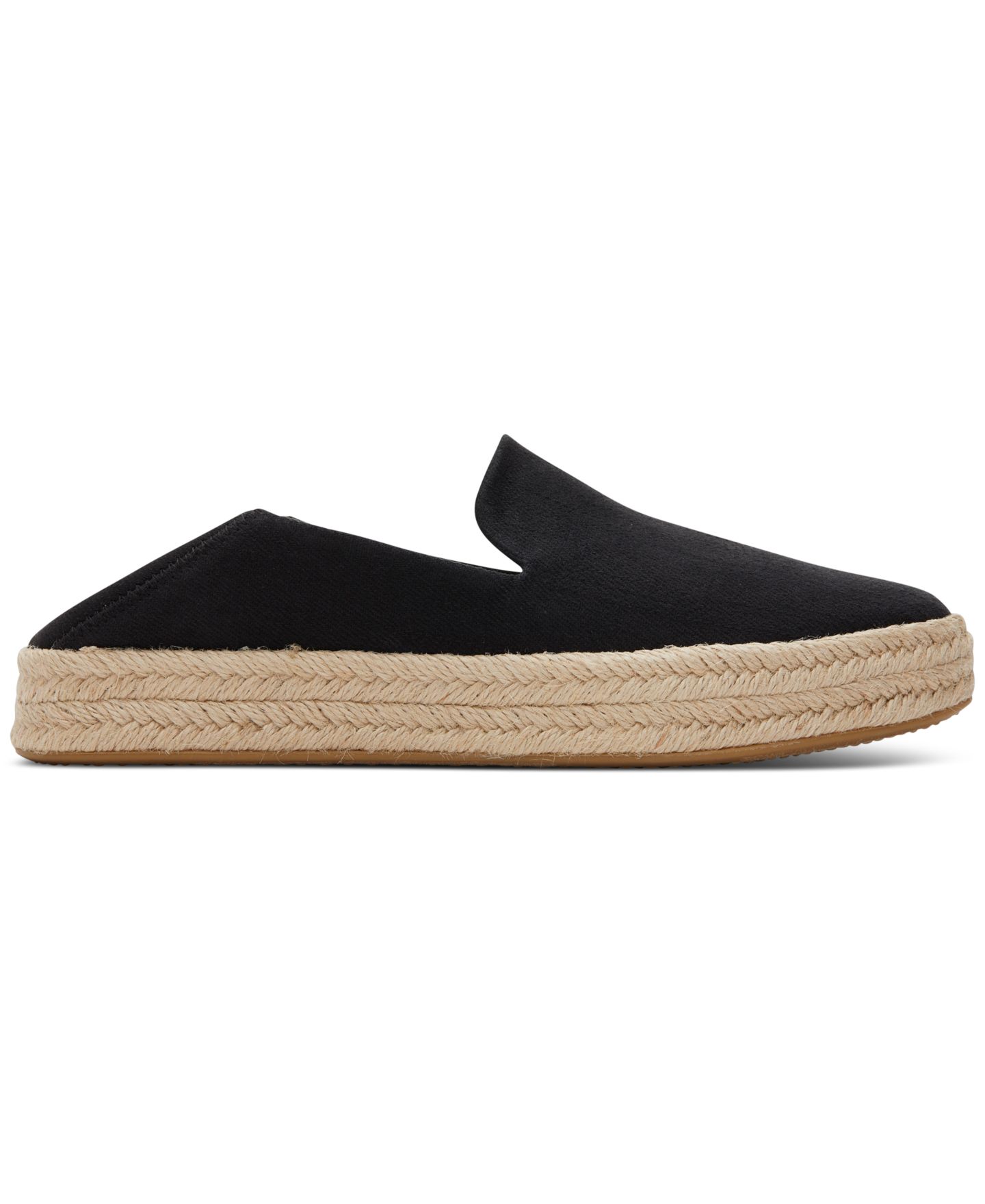 Женские кроссовки TOMS Carolina Espadrille Slip-On, цвет: Чёрный — фото 6