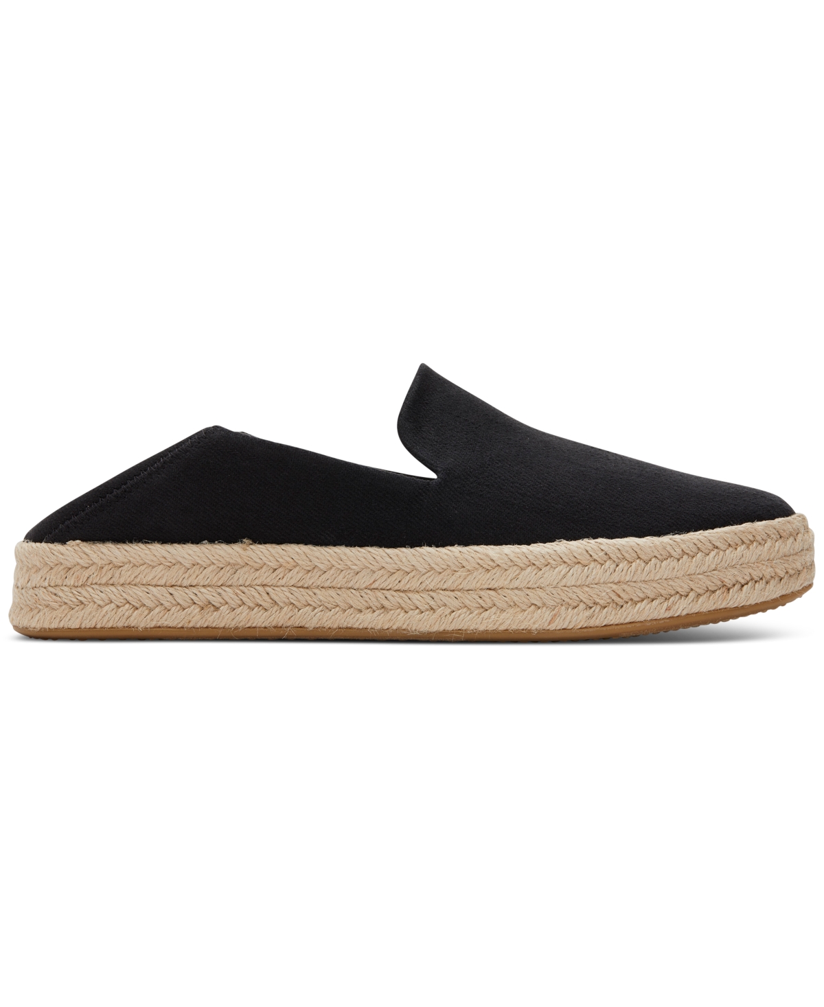 Shop Toms Women's Carolina Slip-on Rope Espadrille Sneakers In Natural Heavy Twill