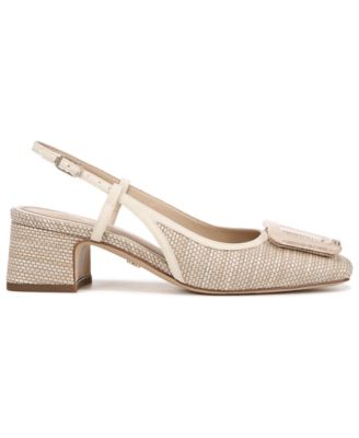 Women's Tracie Buckled Slingback Block-Heel Pumps