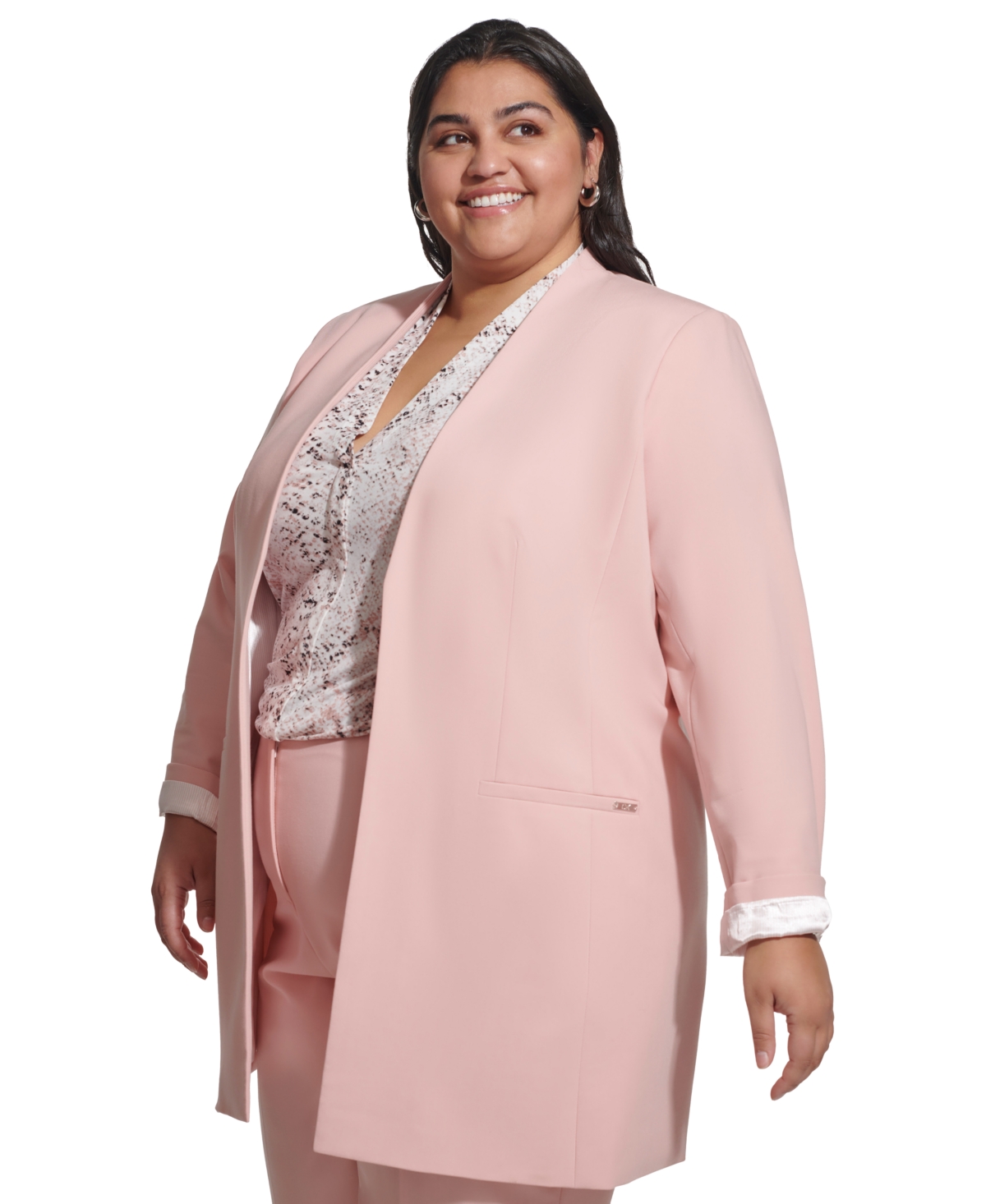 Calvin klein roll tab topper clearance jacket
