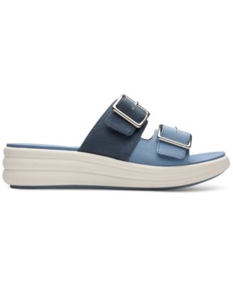 Women's Drift Buckle Slip-On Slide Wedge Sandals