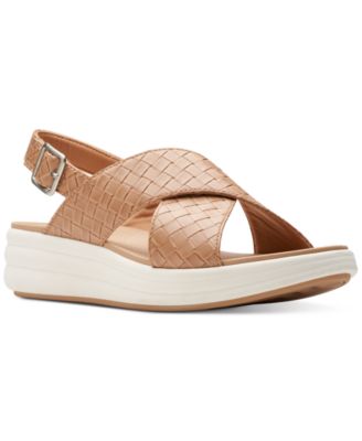 Clarks - xWomen's Drift Sun Slip-On Slingback Wedge Sandals