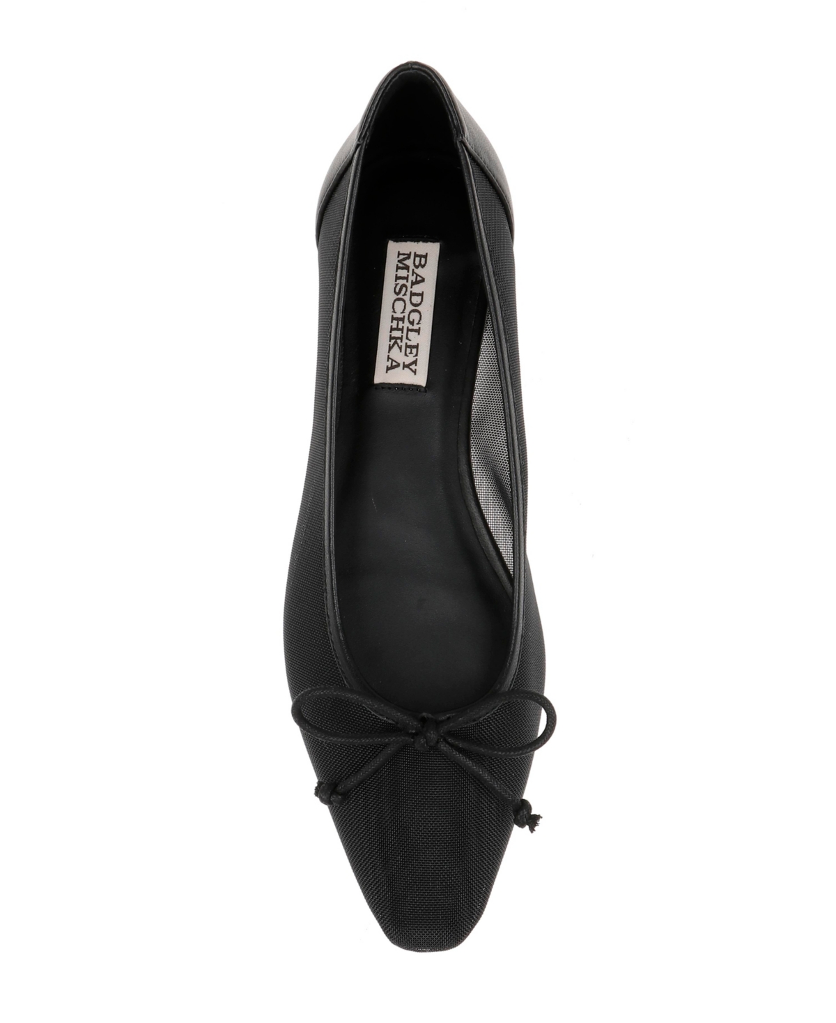 Badgley Mischka Women's Cam Sheer Mesh Evening Ballet Flats