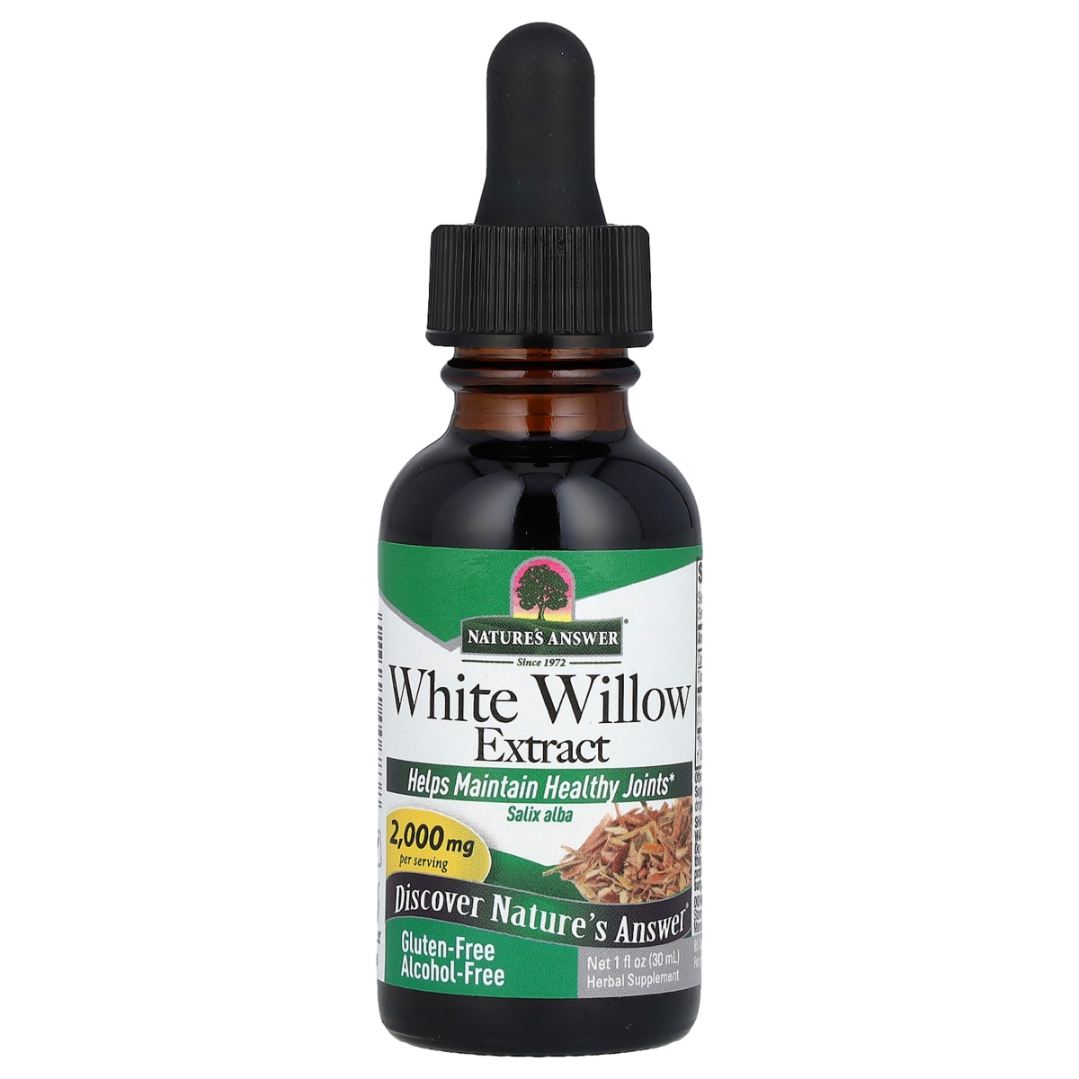 White Willow Extract Alcohol-Free 2 000 mg - 1 fl oz (30 ml) - Assorted Pre-Pack