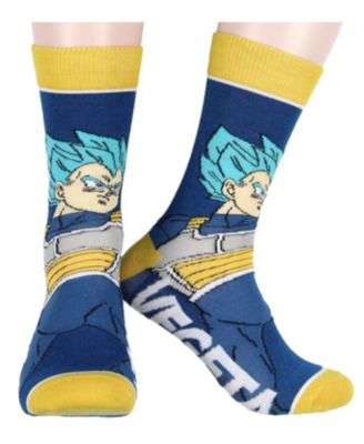 Character Socks Goku Vegeta Frieza Piccolo 5 Pack Adult Unisex Crew Socks