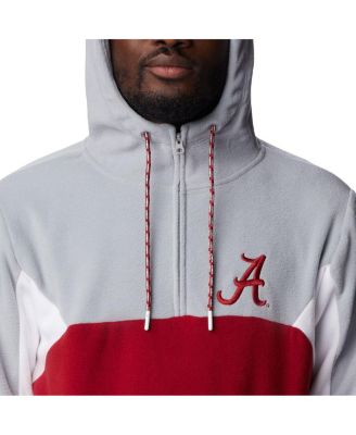 Men's Crimson Alabama Crimson Tide Lodge Quarter-Zip Hoodie