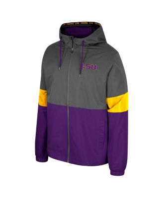 Men's Charcoal LSU Tigers Miles Full-Zip Jacket