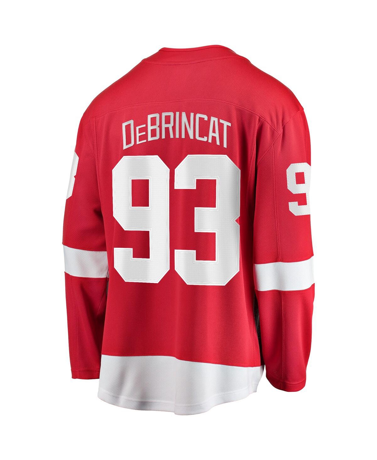 Men's Fanatics Alex DeBrincatDetroitWings Home Premier Breakaway Player Jersey - Red